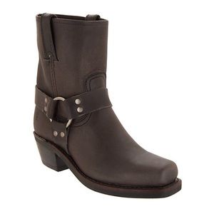Frye Leather Pull On Ankle Boots - Harness